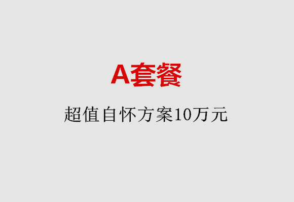 A套餐：超值自怀方案10万元